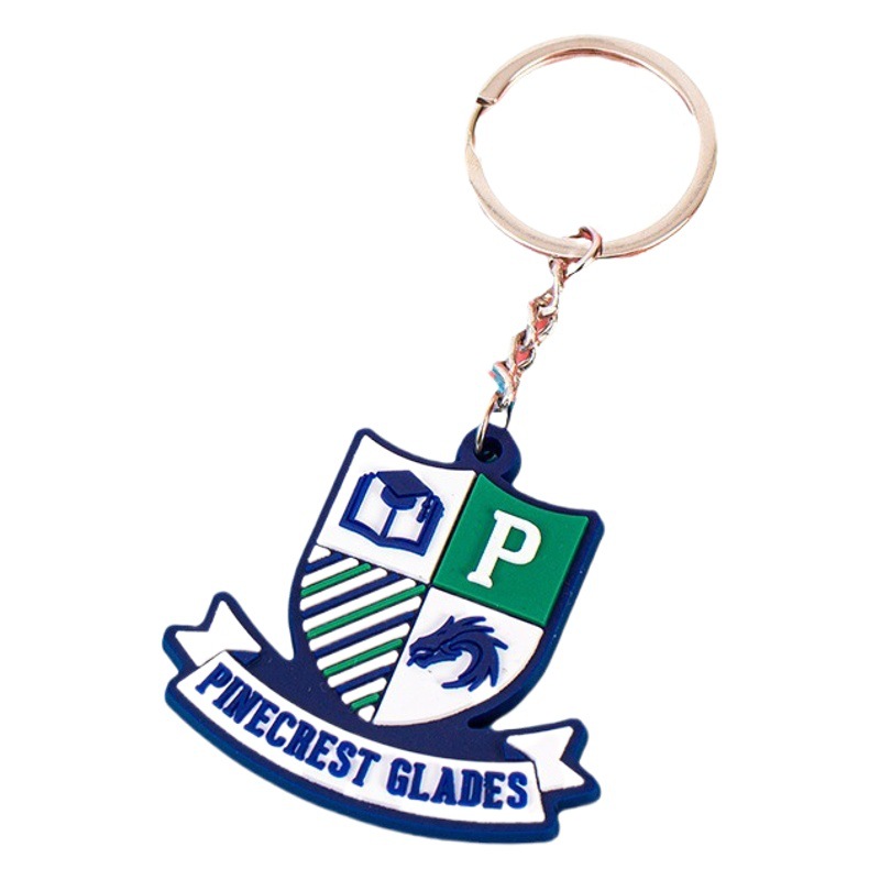 PVC Cartoon Soft Rubber Keychain Custom Personalized Fashion Keychain Double-sided Keychain Pendant Factory Supply