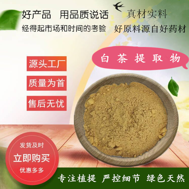 白茶提取物 30:1植物提取白茶粉 含茶多酚 保质保量 1KG起订推广