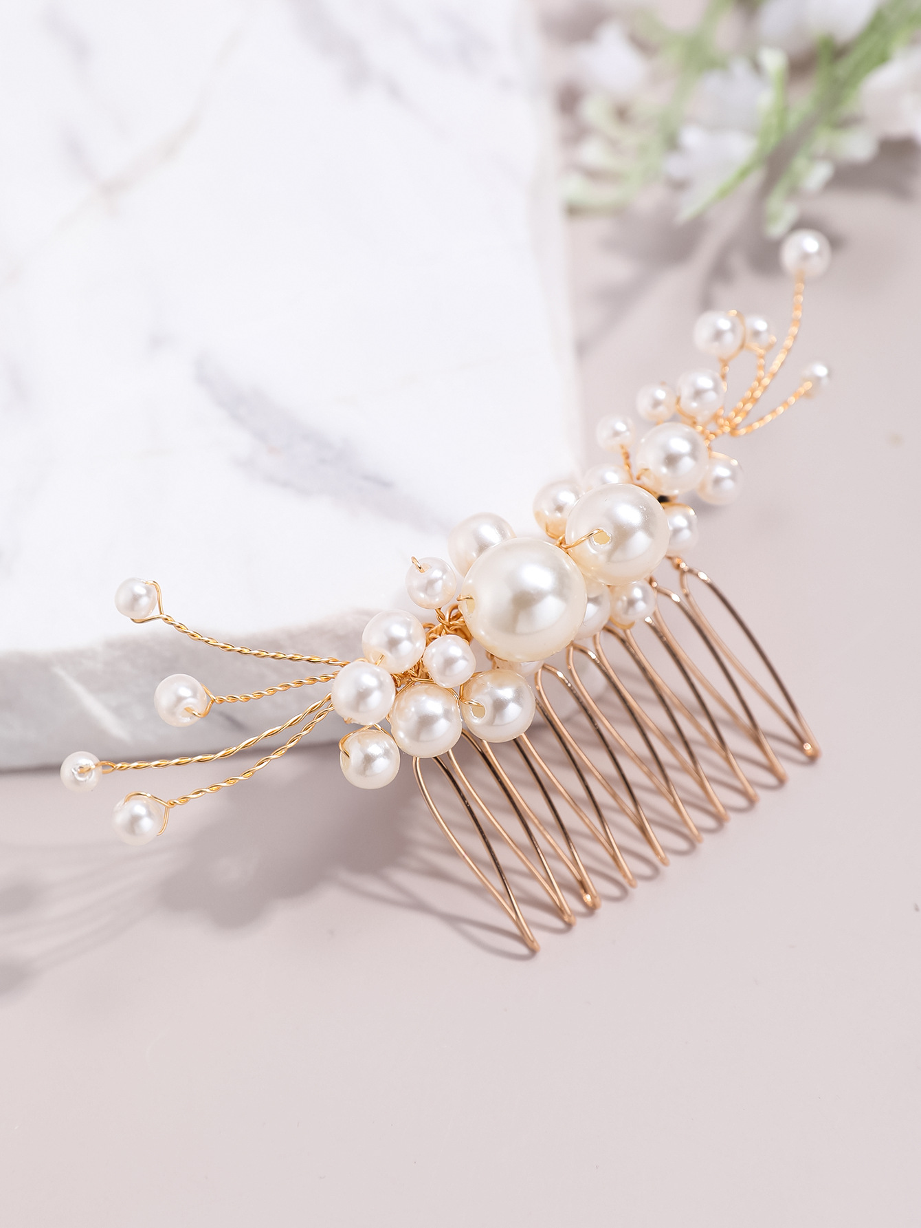 S8206KC 금발 빗 작은