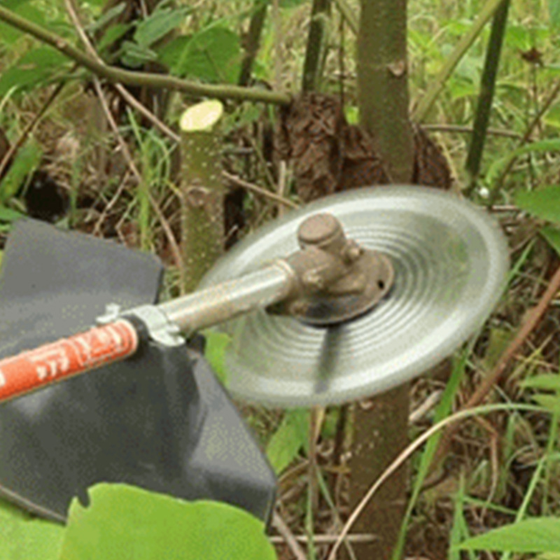 80-Tooth Lawn Mower Blade Manganese Steel Saw Blade Extended Round Straight Alloy Weeding Blade Brush Cutter Accessories