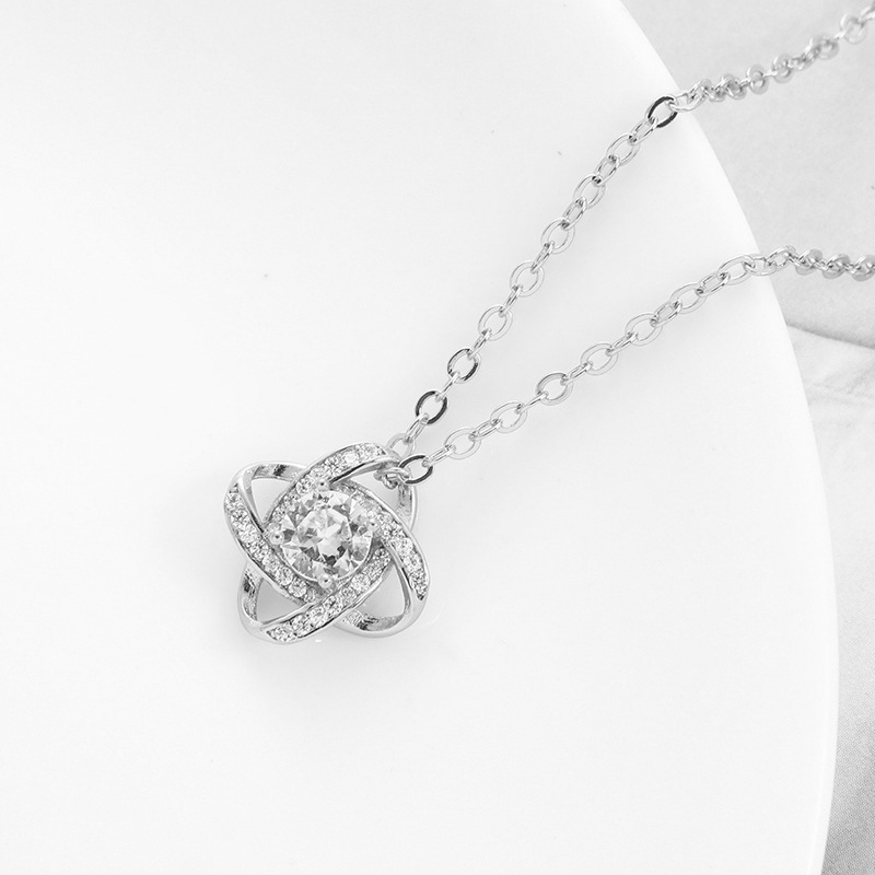 Necklace-silver color
