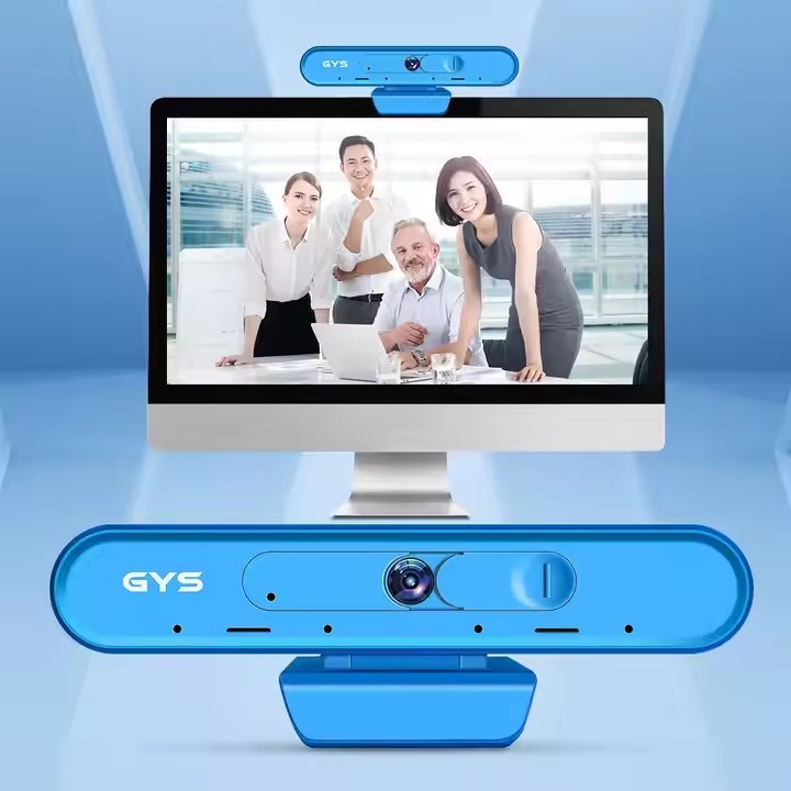 Pravite型号蓝色电视盒带摄像头四核智能安卓电视机顶盒4K高清