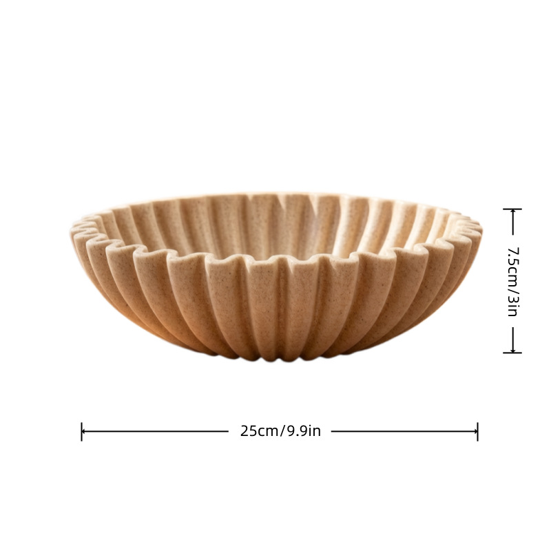 장식 접시 대형 25cm - 사암색