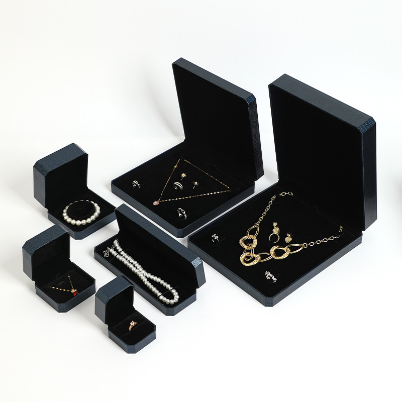 Caja de juego de joyería de patrón de cocodrilo personalizado collar pulsera pulsera de joyería de regalo de alta gama caja de exhibición de flip al por mayor