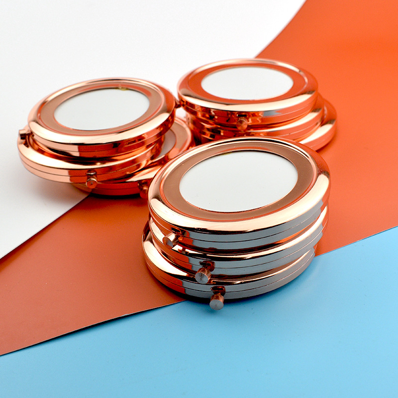 75g Weight Mirror Makeup Tools Types 1 Piece Quantity Metal Material Solid Color Pattern Casual, Elegant, Lady Style Casual Elegant Lady Solid Color Metal Mirror 1 Piece 1