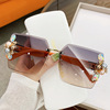 Fashionable advanced brand sunglasses, sun protection cream, high-quality style, 2023 collection, UF-protection, fitted