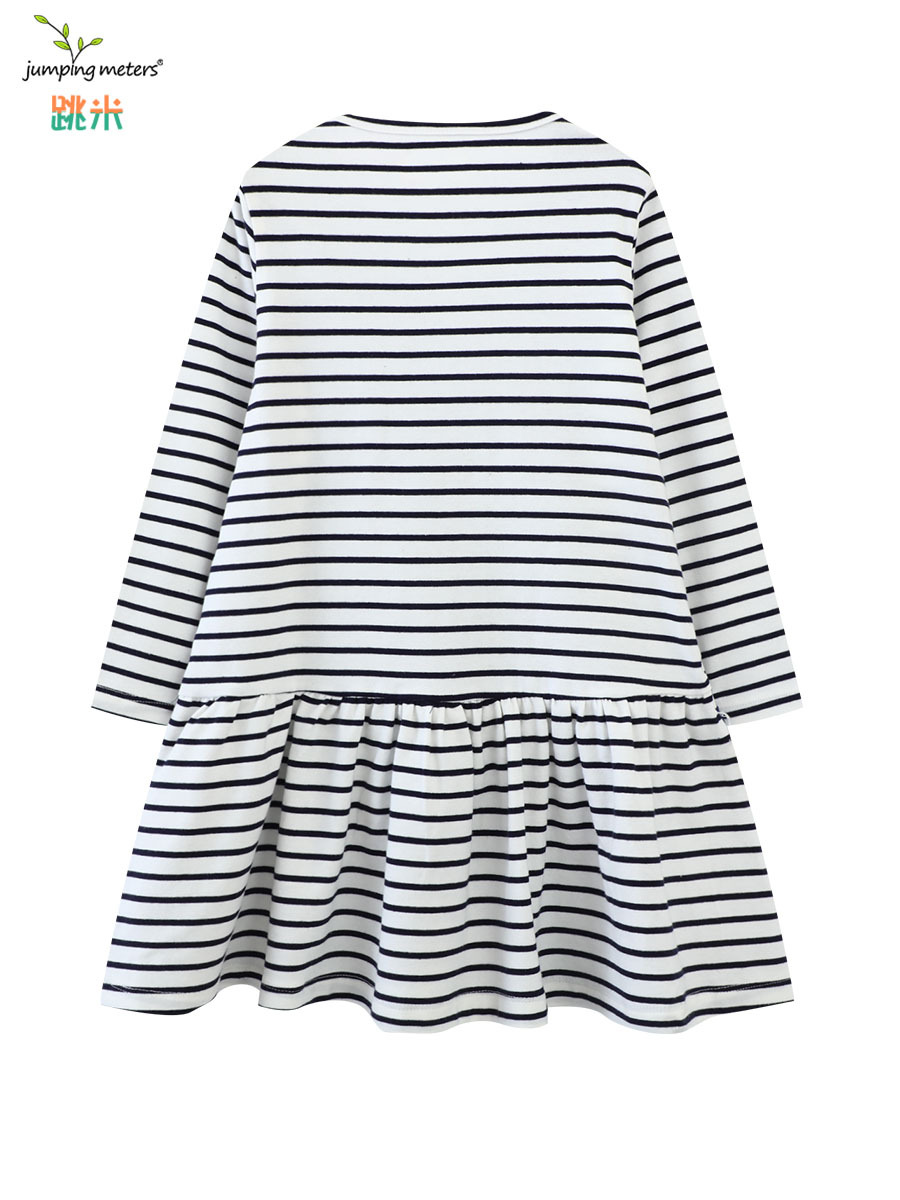 Vestido de Niña de Manga Larga Estilo Europeo y Americano, Primavera-Otoño 2026, Vestido Infantil de Algodón Puro, Vestido de Princesa