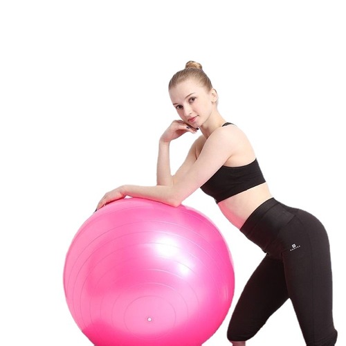 Wholesale thickened explosion-proof yoga ball 45cm55cm65cm yoga studio fitness ball 75 smooth frosted Pilates ball