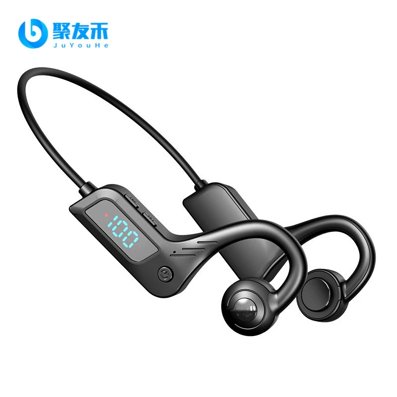 Новая гарнитура Bluetooth 5.3 с костной проводимостью, водонепроницаемая, беспроводная, черная X7