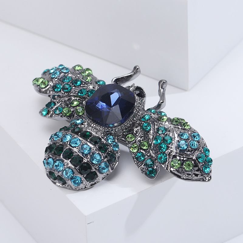23g Weight Rhinestones Inlay Material Brooches Classification Banquet Occasion Alloy Material All Seasons Season Women's Gender Inlay Design Retro Style Retro Pin Alloy Inlay Rhinestones Women's Brooches 7
