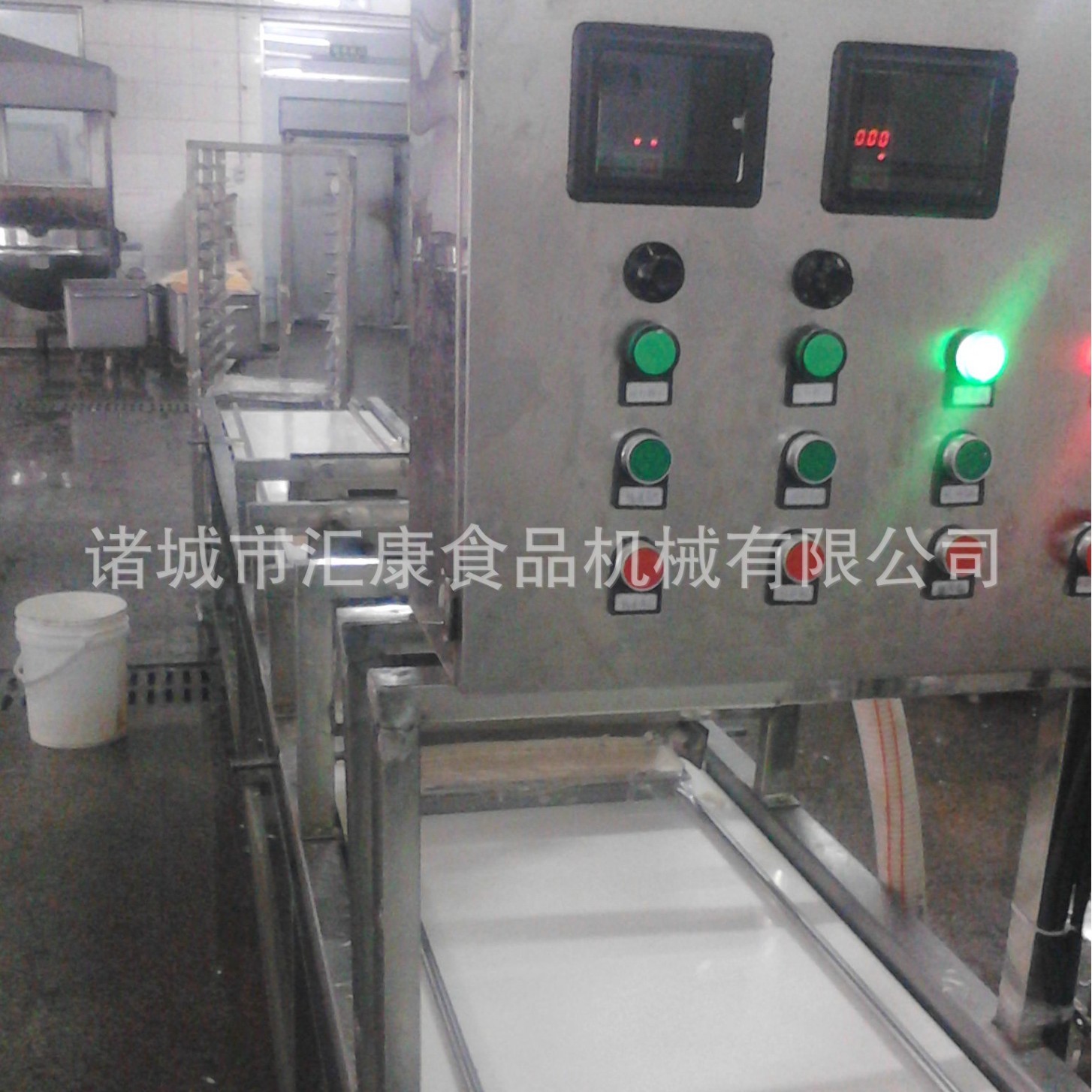 汇康牌鱼豆腐成套设备 千页豆腐抹盘机 鱼豆腐自动灌装机产量高