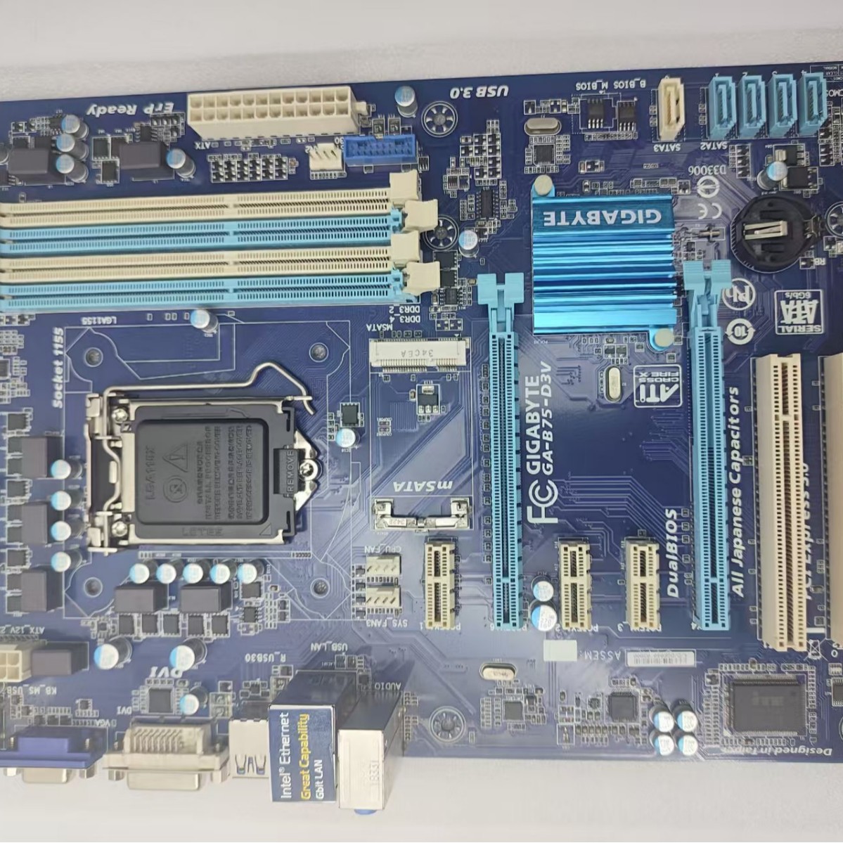适用Gigabyte/技嘉 GA-B75-D3V电脑主板1155针 适配2代3代CPU主板