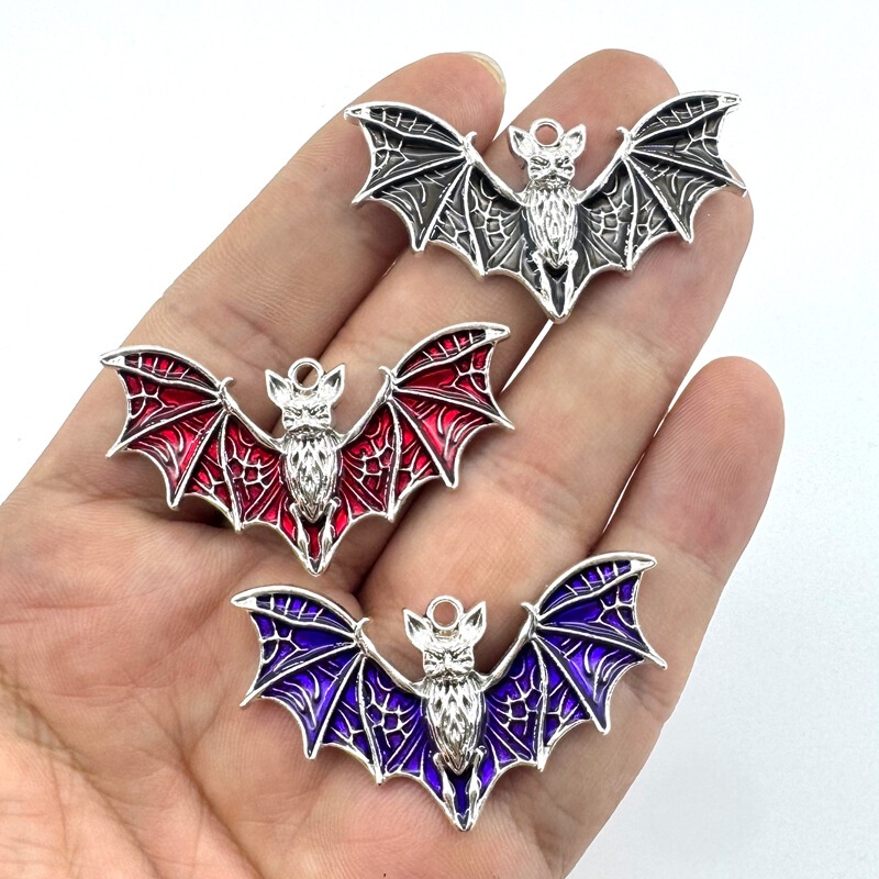 Halloween Party Small Bat Ghost Festival Horror Decoration DIY Accessories Bracelet Necklace Earring Accessories