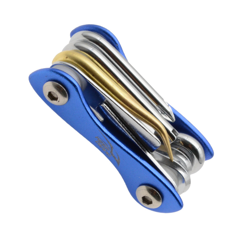 420 스테인레스 스틸 8 1 미니 수리 도구 조합 세트 다이빙 백 플라이 BCD 가스 실린더 설치 및 유지 보수 조정