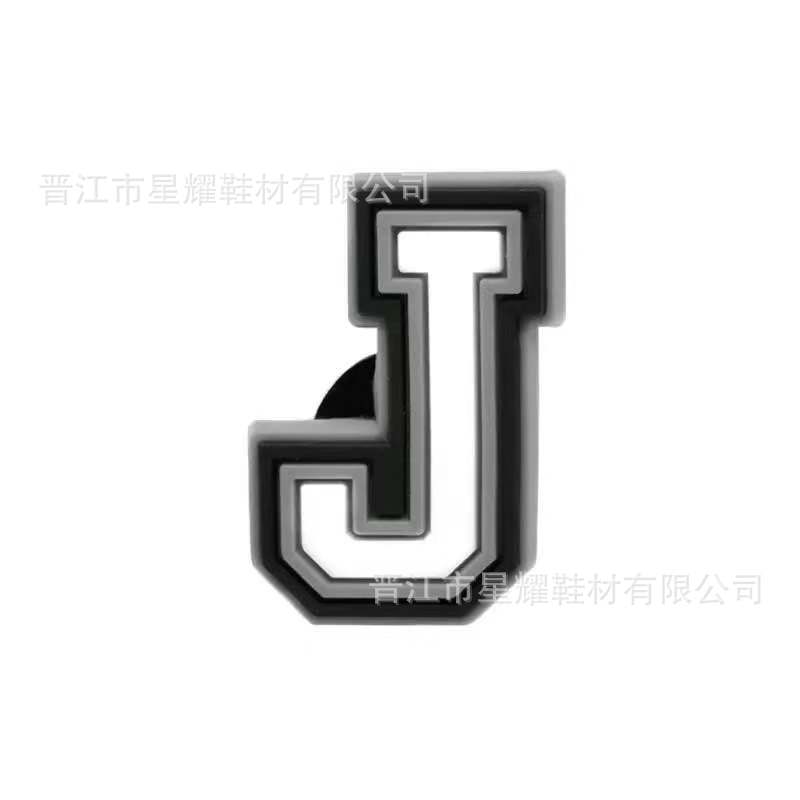 En stock agujero zapatos accesorios PVC plástico gota zapato flor zapato hebilla zapato decoración carta número 37 correa de muñeca hebilla decorativa flor