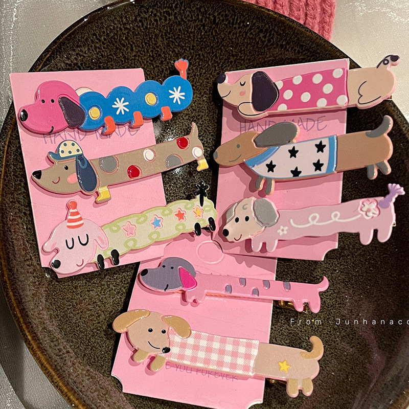 Cute Dog Arylic Hair Clip display picture 2