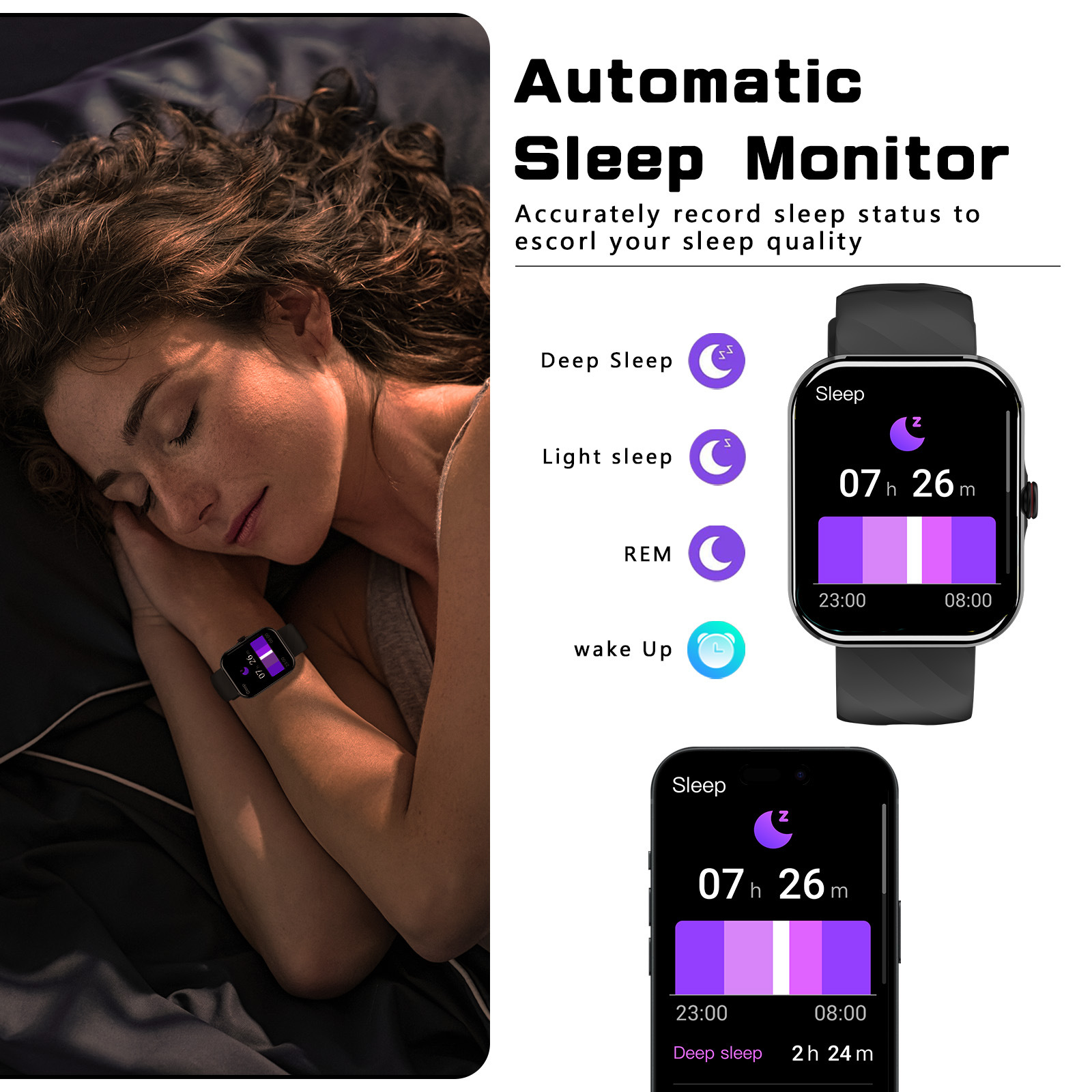 亞馬遜跨境智能手表定制多功能運(yùn)動(dòng)防水藍(lán)牙通話健康監(jiān)測(cè)智能手表