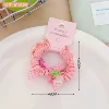 5# pink-cherry rabbit hair rope