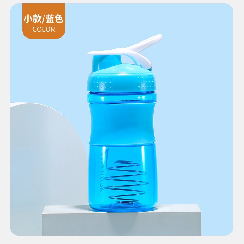 Taza de mano especial transfronteriza para mujeres taza de batido de leche de reemplazo de comida portátil agitación proteína fitness deportes plástico sacudiendo taza de agua