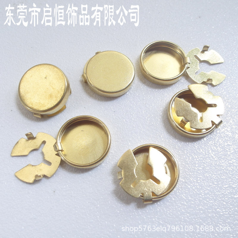 跨境button cover clasp现货衬衫钮扣扣套毛坯简约乌龟扣套配饰|undefined