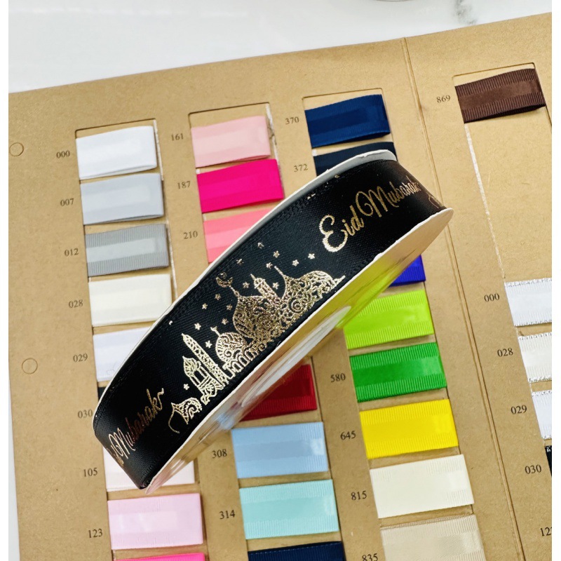 Ventas transfronterizas de castillo de fijación en caliente con decoración de vacaciones arco diy2cm de ancho fábrica de cinta directa