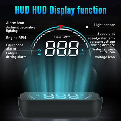 Vehicle HUD head-up display OBD+GPS dual-system - m8obdhead-up-display-obd-function-requires-vehicle-model-checkgps-function-is-universal