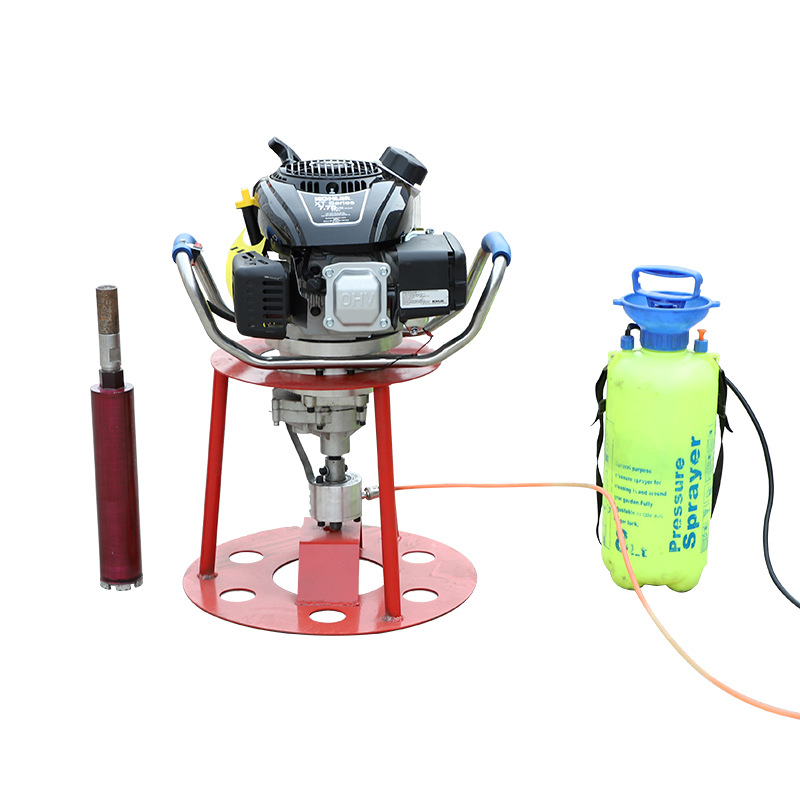 Equipo de perforación de roca portátil para una sola persona, equipo de perforación de núcleo portátil para exploración geológica de 30 metros, ligero y de mano.