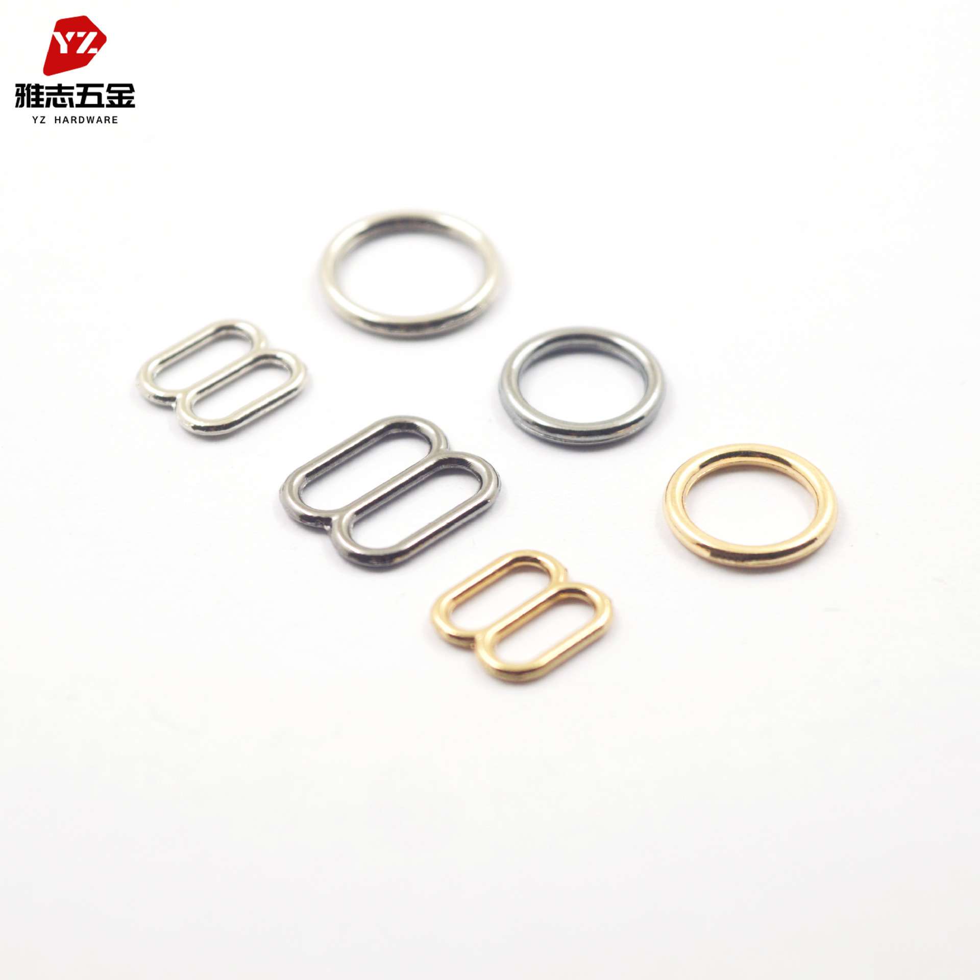 【源头工厂】锌合金泳装内衣扣 肩带固定扣 可调节加厚款防滑纽扣