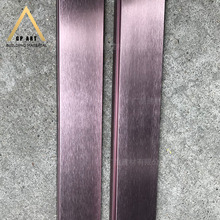 新品亮光玫瑰金拉丝铝型材 生态门室内门框装饰来图来样定制