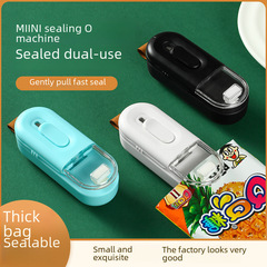 Cross-border mini sealing machine, small household battery model sealing device, food snack bag opening and sealing machine
