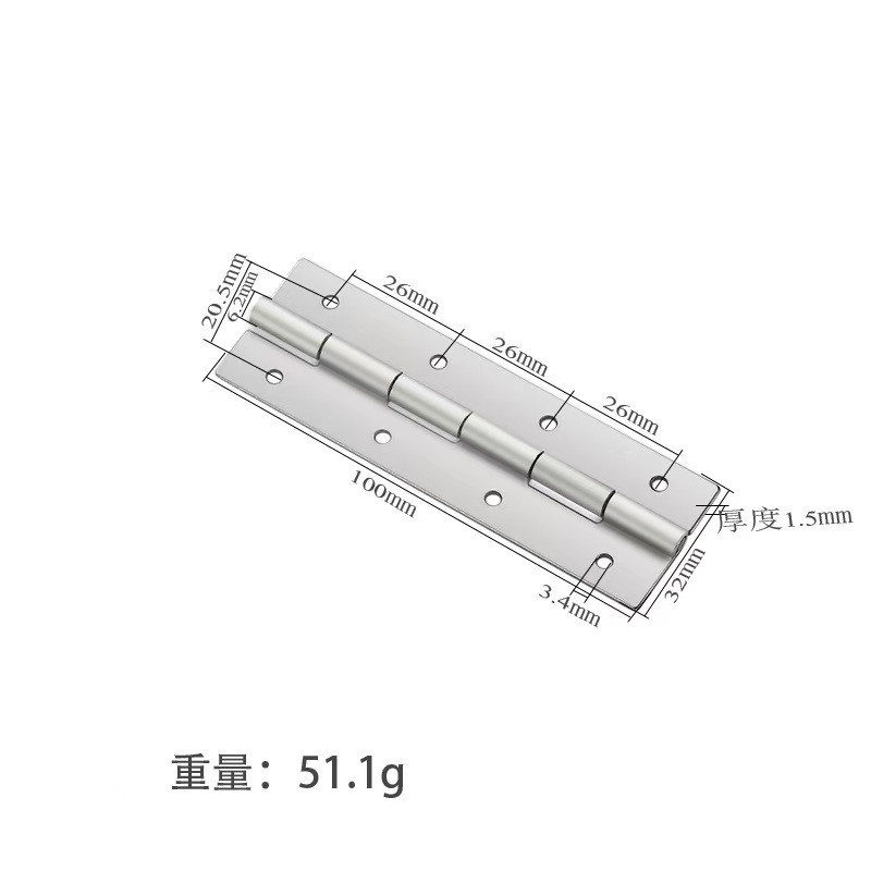 平開合ページ大全折り畳みステンレスヒンジ304は、ミニ小合ページ共通ドアと窓のルーズリーフを厚くする|undefined