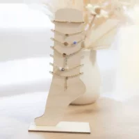 Трансграничные Wooden Jewelry Display Деревянные ножные браслет-стойки для хранения ювелирных изделий для розничных магазинов