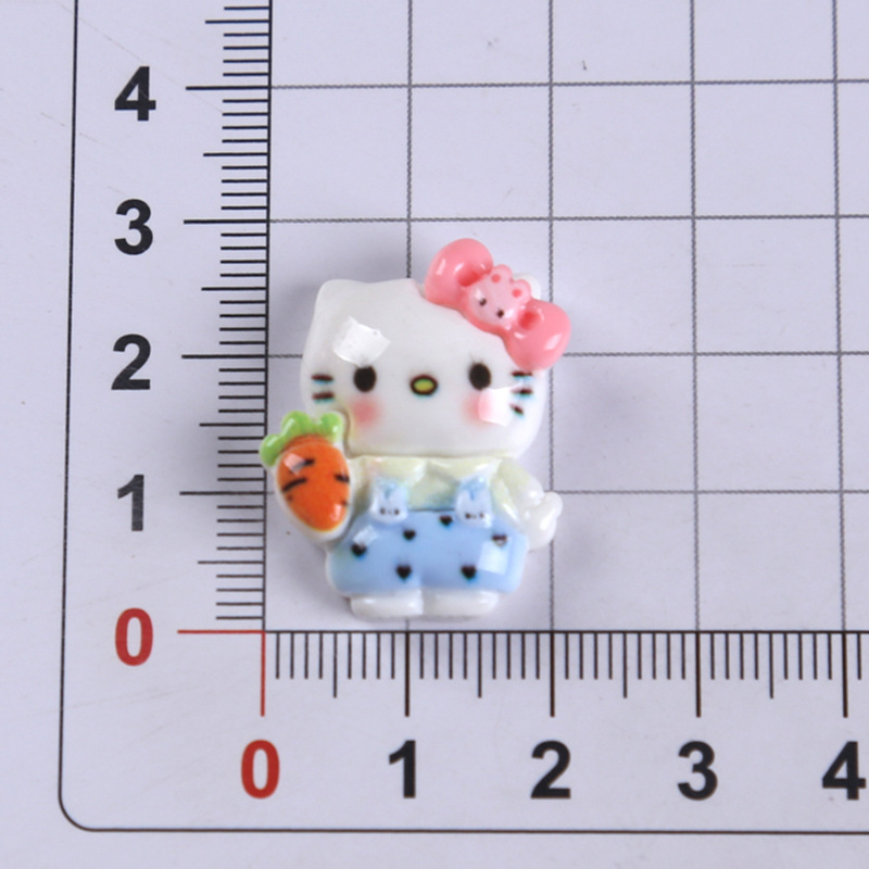 KT猫卡通饰品材料可爱裙子凯蒂猫diy发夹冰箱贴手机壳穿戴甲配件|undefined