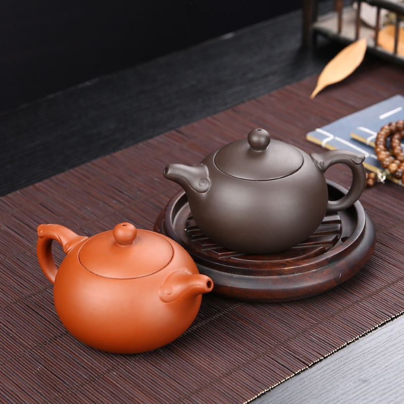 原矿紫砂壶泡茶壶家用功夫茶具如意西施壶礼品茶具做logo