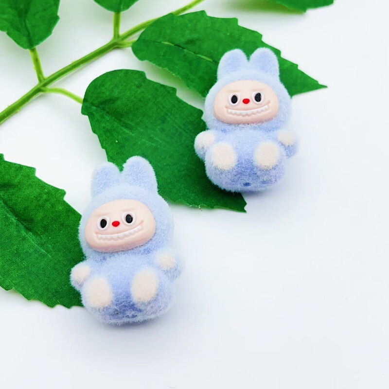 クロスボーダー漫画植毛座り姿勢小さな布ビーズペン diy キーホルダーアクセサリー携帯電話チェーンルースビーズジュエリー|undefined