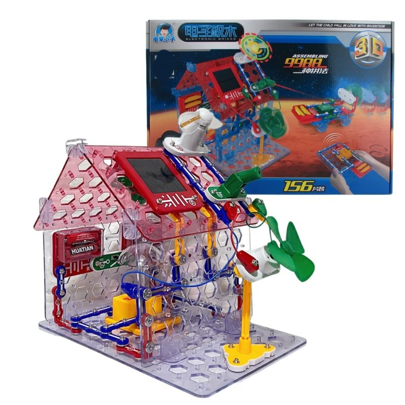 Electronic constructor for experiments, equipment for elementary school students, physics, circuit, Birthday gift