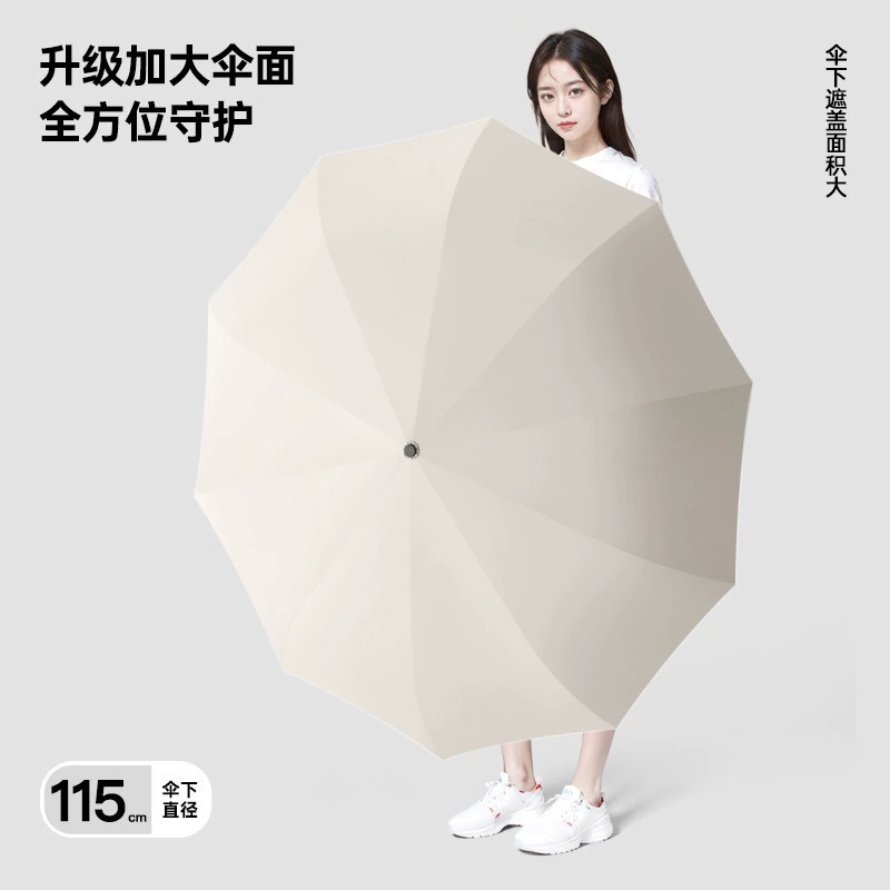 Umbrella solar-powered, sun protection