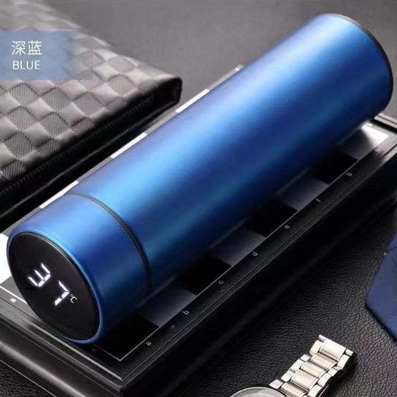 Taza de vacío pantalla de temperatura inteligente taza recta pantalla táctil taza de agua taza de oficina de acero inoxidable taza de regalo de negocios al por mayor