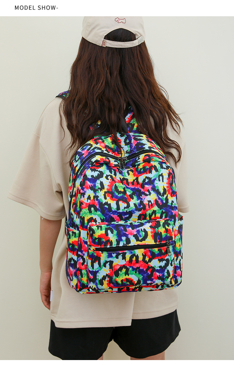 New Fashion Printed for Women's Multifunctional Travel Backpack Sweet Style Junior High School College Student backpack_voghion.com