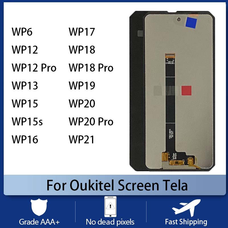 Aplicable a Oukitel WP10 / 20 / 30 Pro WP21 / 23 C17 / 18 / 19 conjunto de pantalla de teléfono móvil