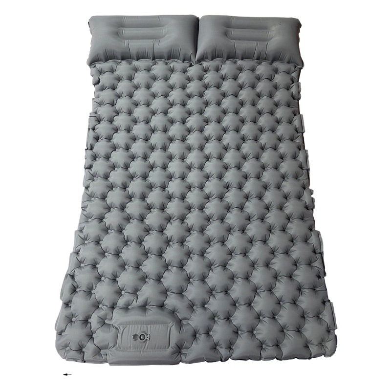 Double Inflatable Mattress Portable Camping Moisture-Proof Travel Car Nap Outdoor Inflatable Bed Tent Inflatable Lightweight Moisture-Proof