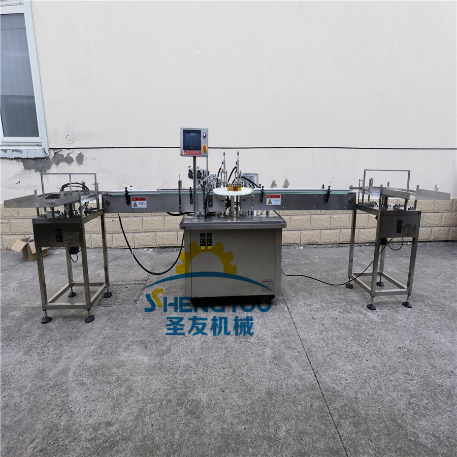 上海西林瓶灌装加塞封口机 小容量注射液灌装机 西林瓶自动轧盖机