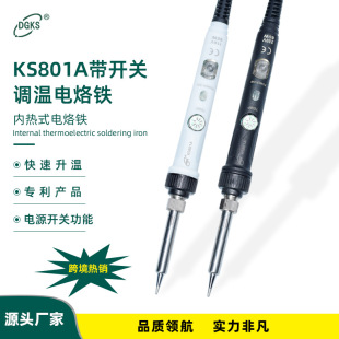 New 60W Internal Heating Type Temperature-Adjustable Soldering Iron Cross-Border Hot-Selling Plastic Handle Soldering Iron with Switch DIY Repair Soldering Tool