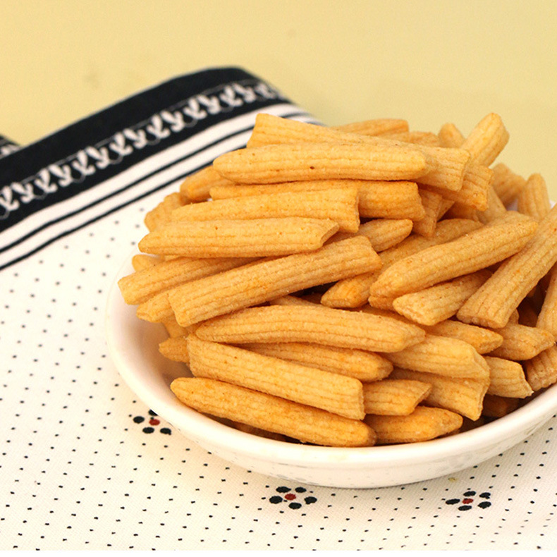 Puffed food bulk empty chips shrimp strips mimi strips manufacturers wholesale and retail snacks 