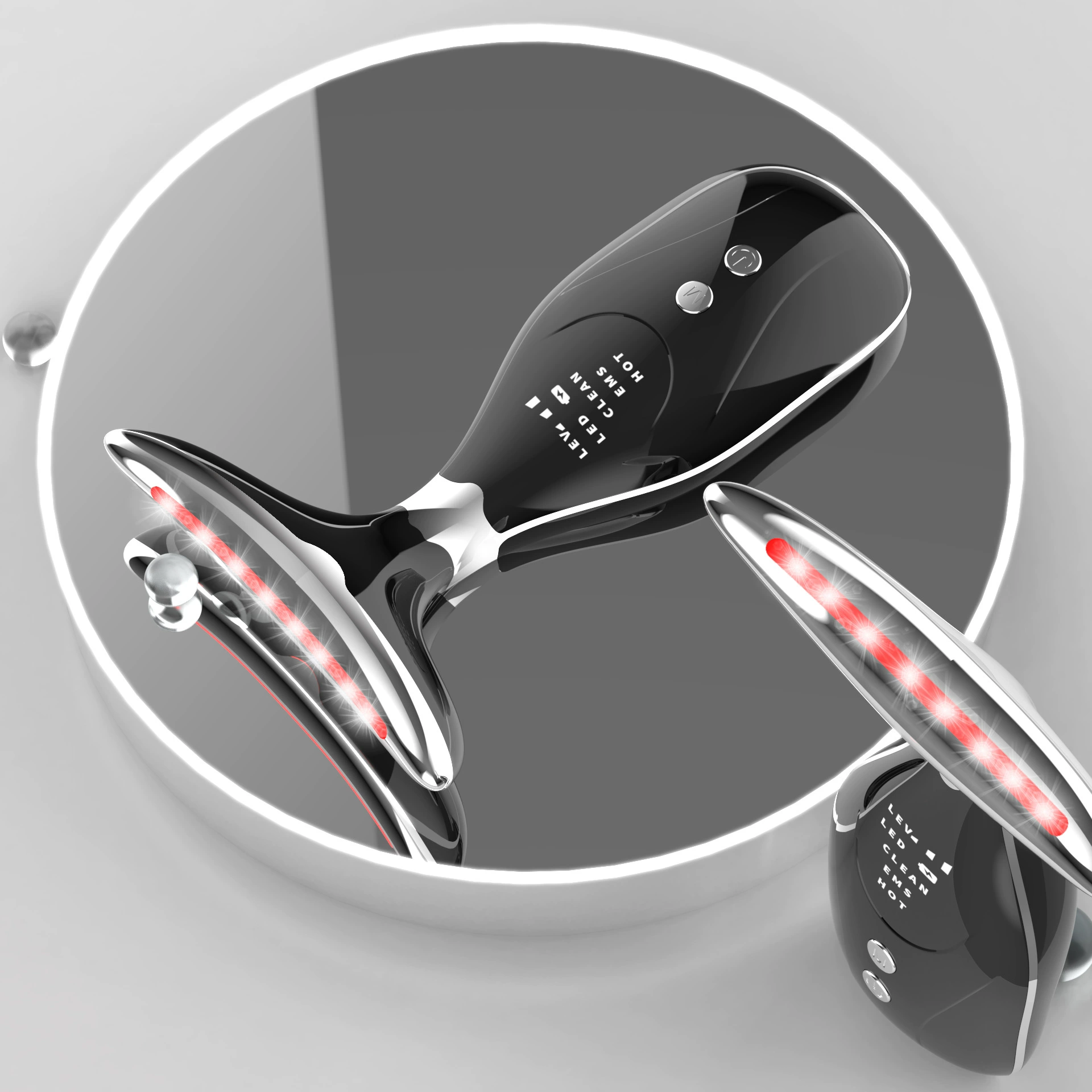 Трансграничный инструмент для красоты шеи массажный инструмент для шеи 7 цветов