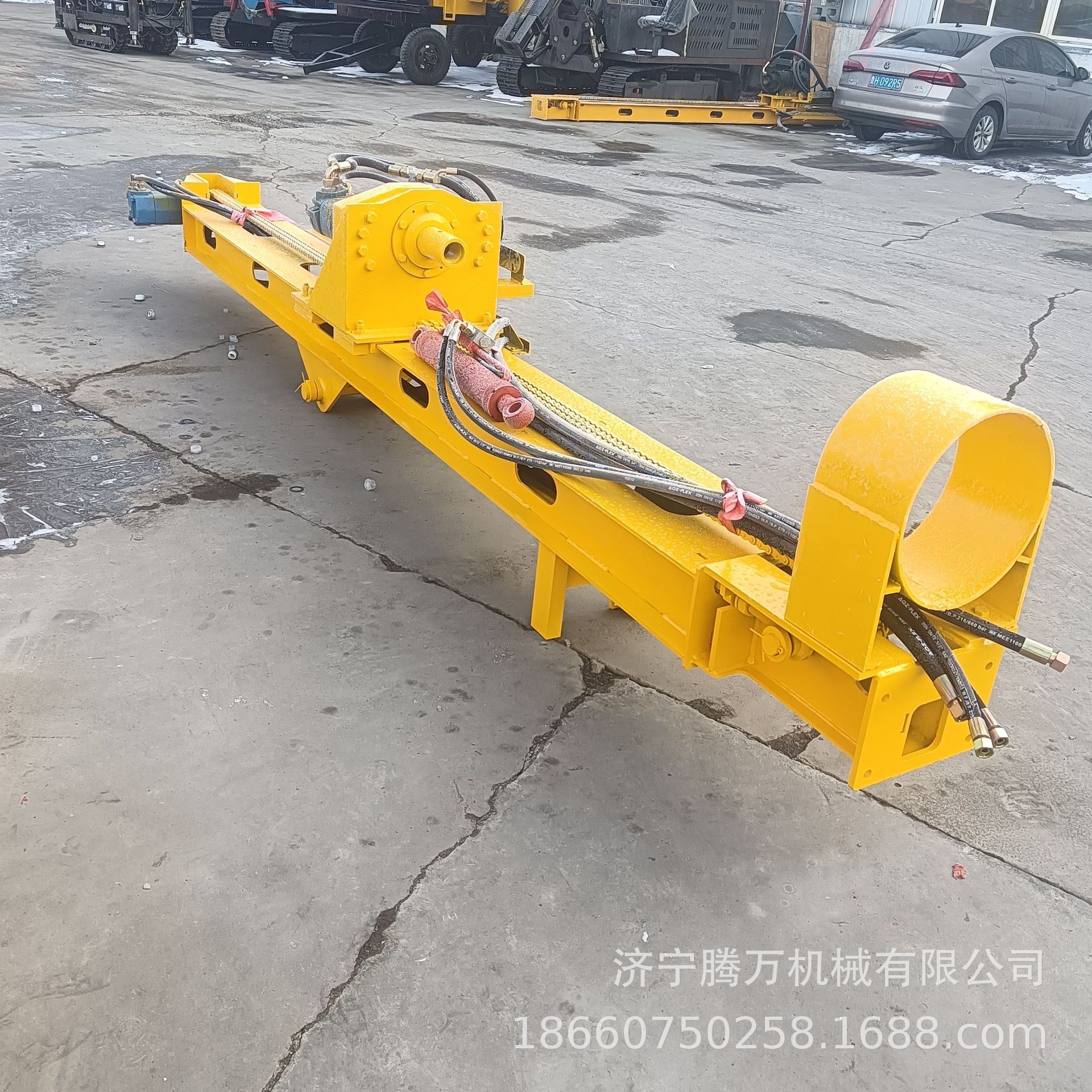 挖掘机改装螺旋钻 电力施工打孔 打地钉光伏挖改螺旋钻厂家