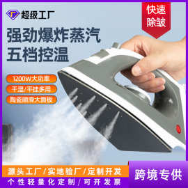 蒸汽熨斗跨境家用智能大功率高温灭菌干湿两用手持爆炸蒸汽电熨斗