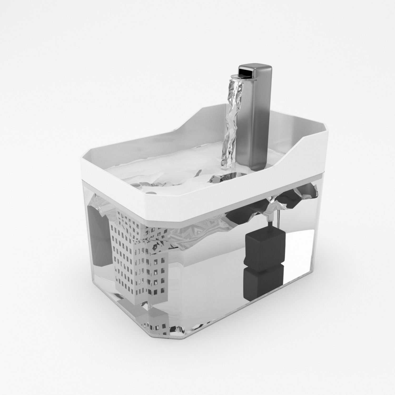 Cat water beverage auto circulación agua viva inteligente pet water beverage gatito cuenca de agua de alimentación de perros tazón de agua flujo