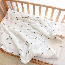 幼兒園訂購嬰童絲棉被 棉花糖4層鄒布可機洗兒童小被子嬰童空調被