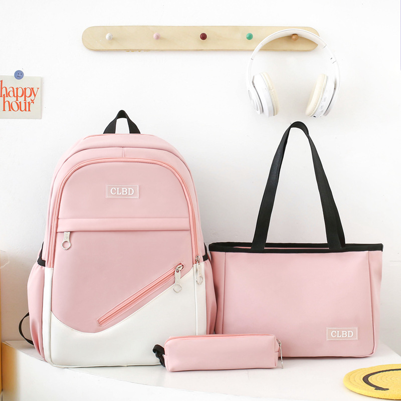 Nueva mochila escolar para mujeres de gran capacidad estudiantes de primaria 3456 grados mochila para estudiantes de secundaria secundaria del campus mochila portátil para hombres